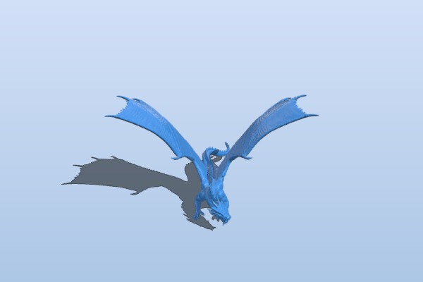 Dragon flying | 3d print model