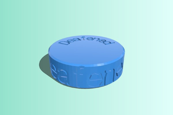 DnD Deafened Status Token | 3d print model