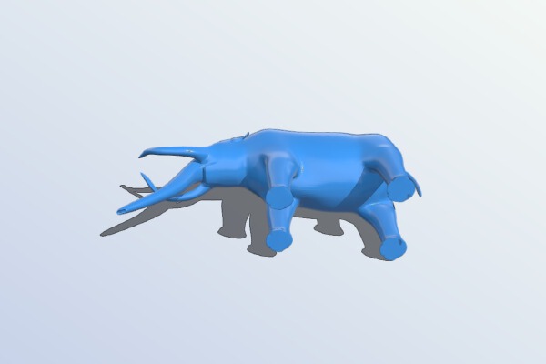 Mammoth figurine – elephant | 3d print model