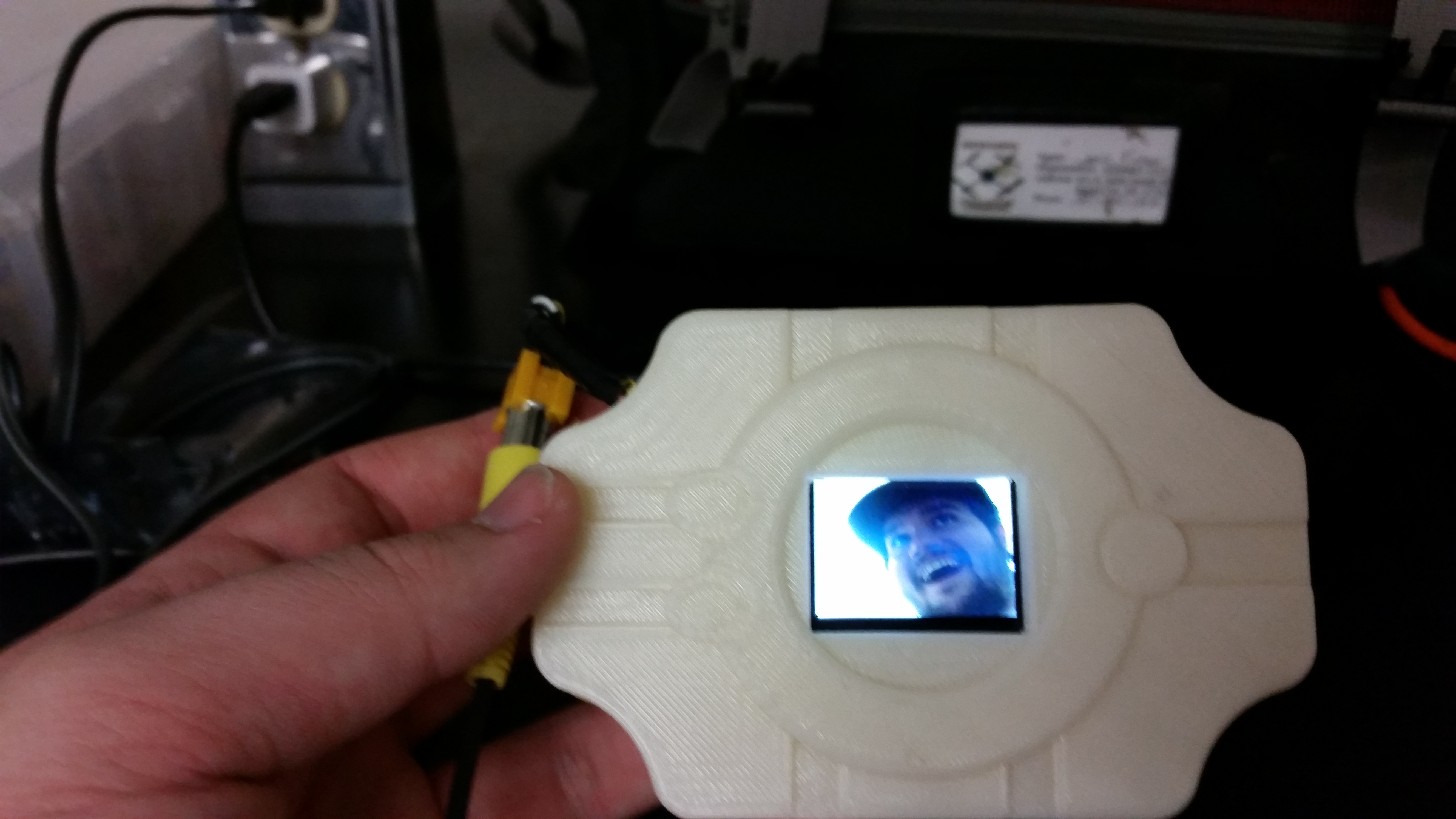 Digivice Raspberry Pi Screen Holder