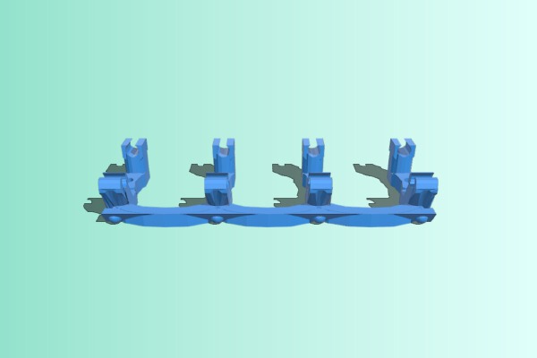 GW-vendor styled paint rack | 3d print model