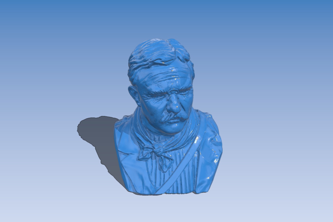 Bust of Theodore Roosevelt at the American Museum of Natural History
