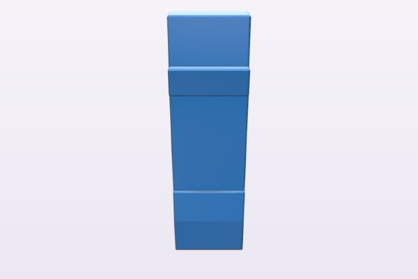 Bumper Abweiser _ Klammer für Ecovacs Deebot Ozmo 950 zum besseren Fahrverhalten bei Schwingstühlen _ Freischwinger Stühlen (bumper deflector for cantilever chairs) | 3d print model