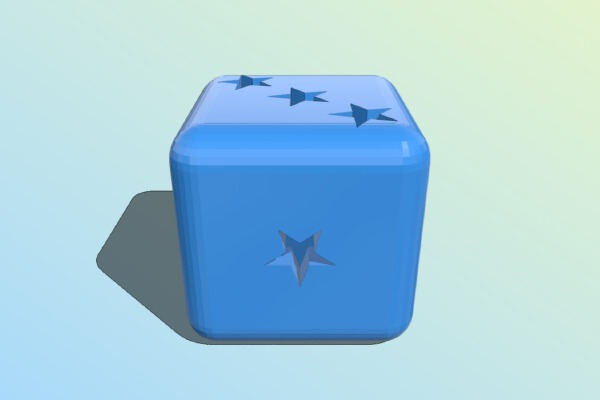 Star dice | 3d print model