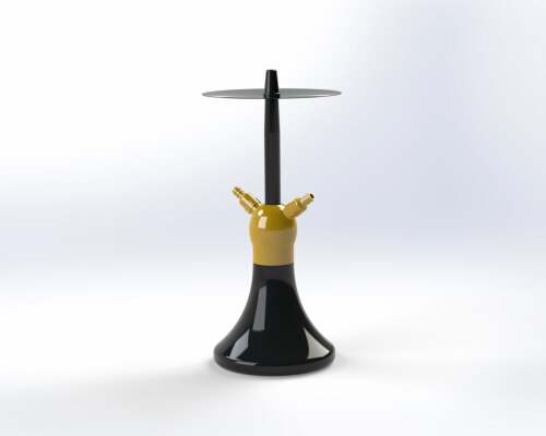 nearly fully printable Shisha_Hookah | 3d print model