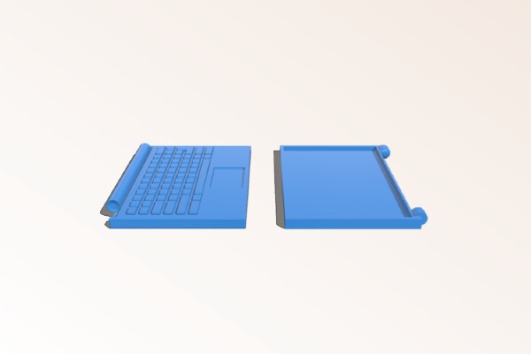 Tiny Notebook (Laptop) | 3d print model