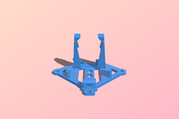 runcam nano for tiny whoop cam mount | 3d print model
