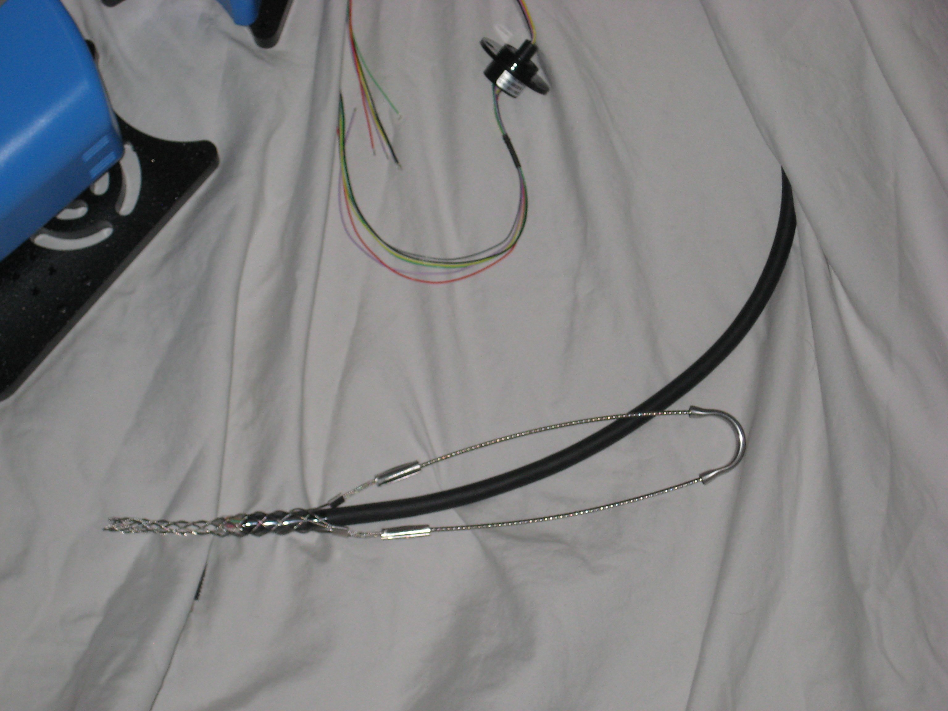 Waterproof ROV Tether control box and reel cable management additions for use with an ROV