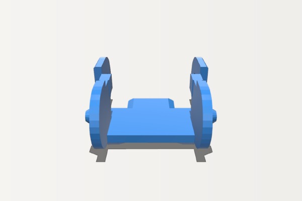 Cable chain with limiter (surfaces fixed) | 3d print model