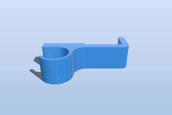 Table-Headphones Hook for Ikea Idre Folding Table | 3d print model