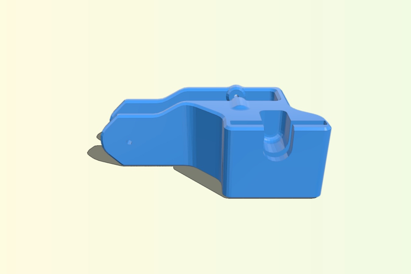 Creality Ender 3 filament guide for entering the drive unit straight