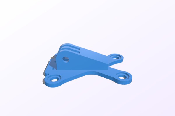 Support Gopro de 0° à 20° pour Vortex 250 Pro | 3d print model