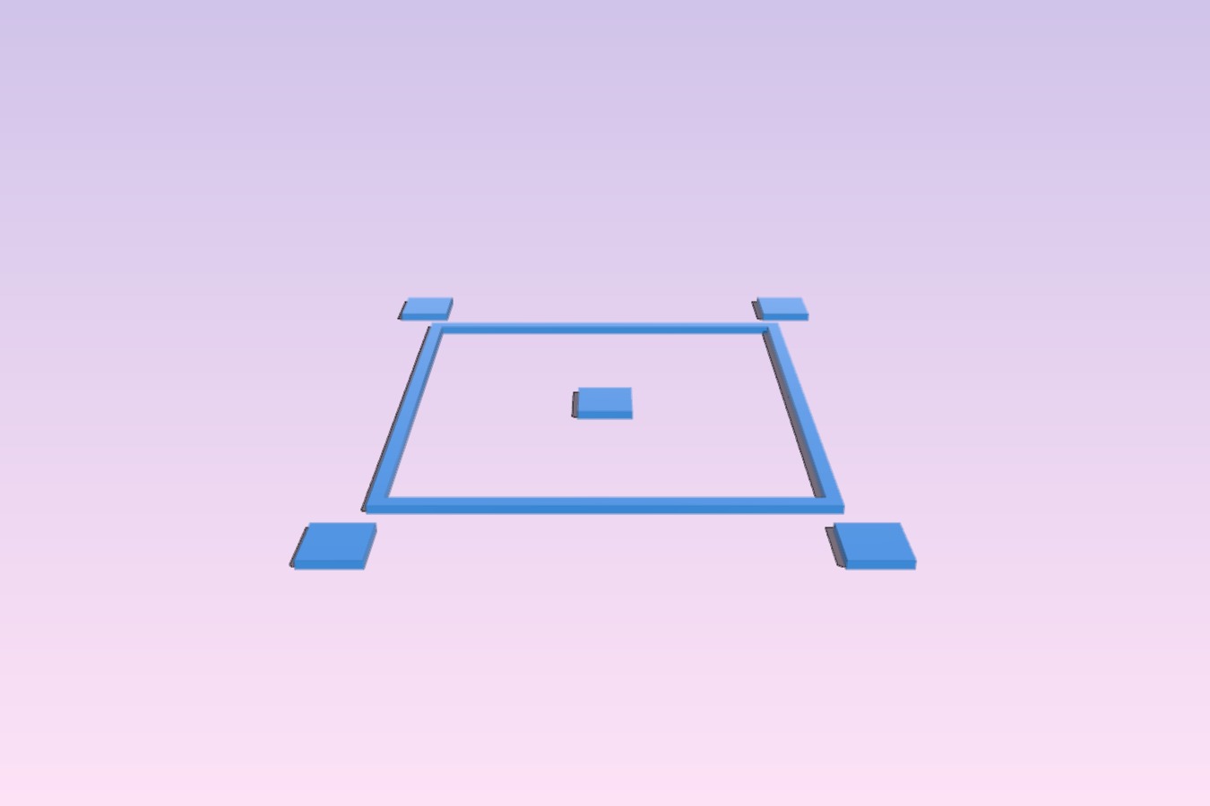 Makergear M2 bed level print