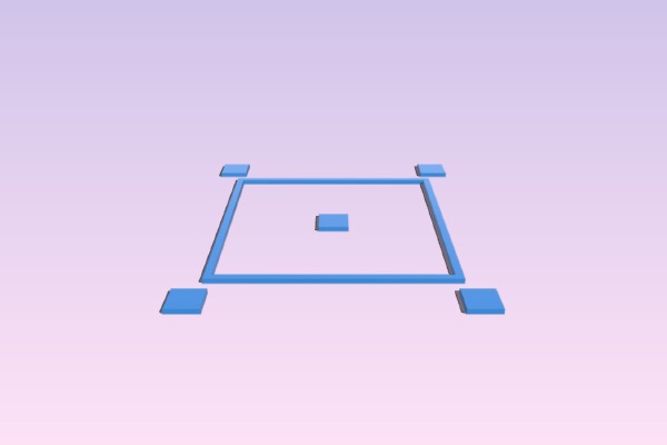 Makergear M2 bed level print | 3d print model