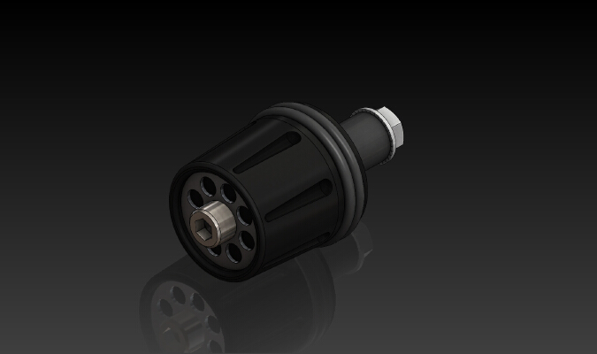 Motorcycle Bar End | 3d print model