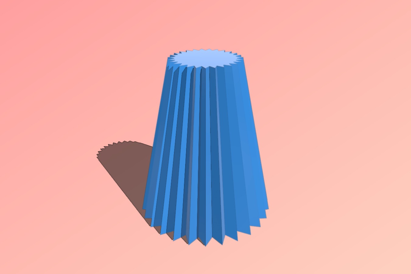 Optic mold pattern print