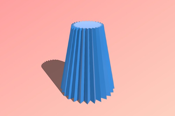 Optic mold pattern print | 3d print model
