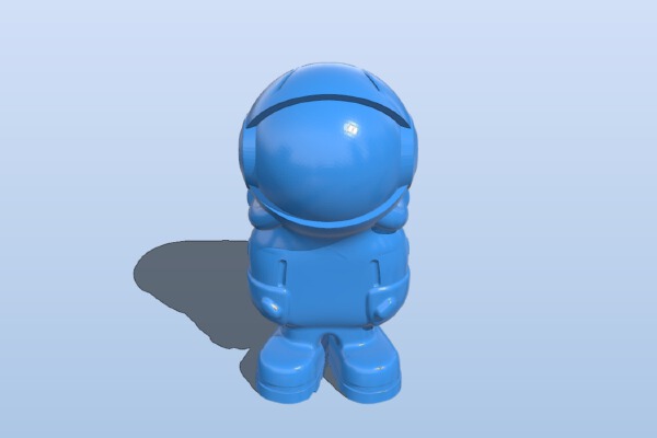 Astronaut Phil without the "M" | 3d print model
