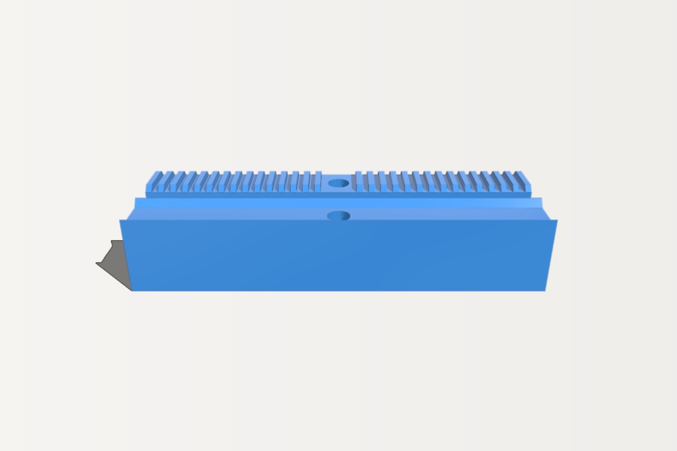 The "Crushinator" GT2 (or other) parameterized belt clamp for Ord Hadron