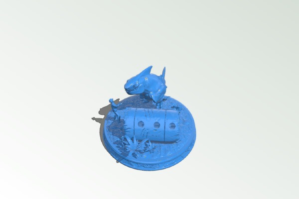 Giant land shark B0012375 3d model file for 3d printer | 3d print model