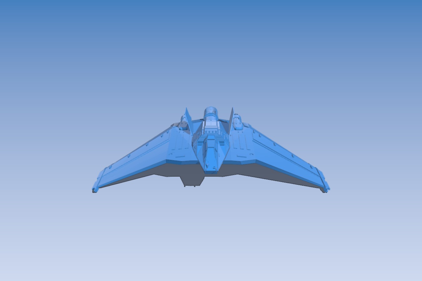 F-302 from Stargate by taichl October 01, 2020 recut for simpler printing