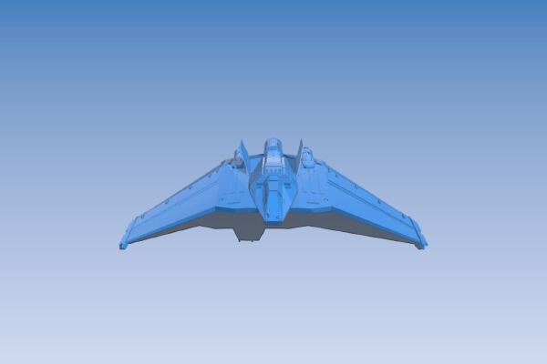 F-302 from Stargate by taichl October 01, 2020 recut for simpler printing | 3d print model