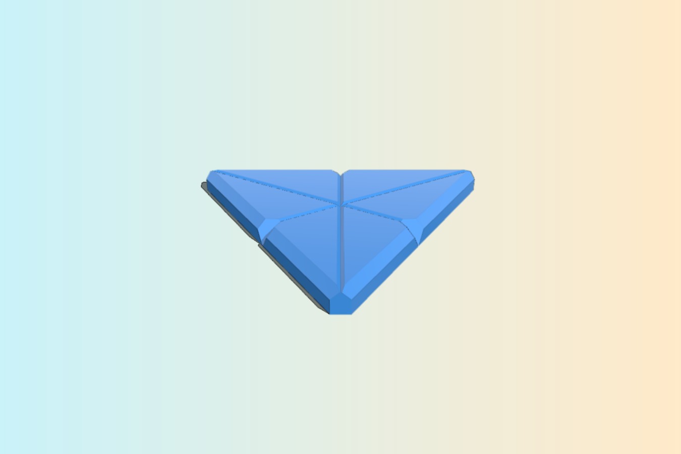 Triangle plate armor