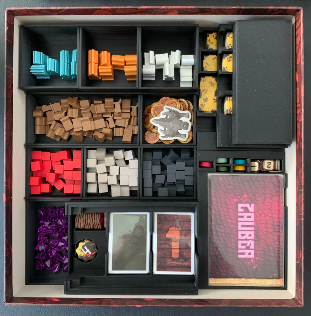 In the Hall of the Mountain King Insert_Organizer for sleeved cards