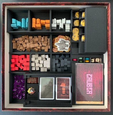 In the Hall of the Mountain King Insert_Organizer for sleeved cards | 3d print model