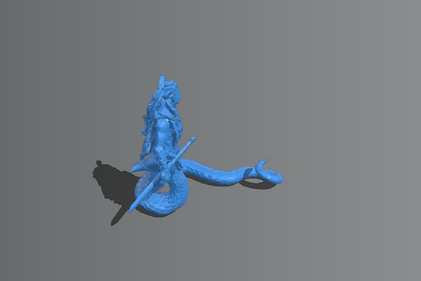 Snakewoman Huntress | 3d print model