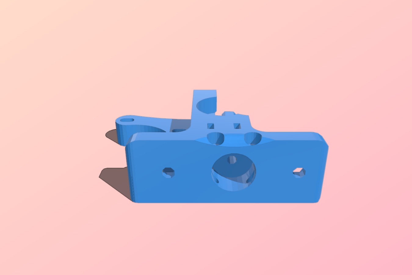 Inverted Tom's guided Greg's accessible hinged Wade's geared extruder