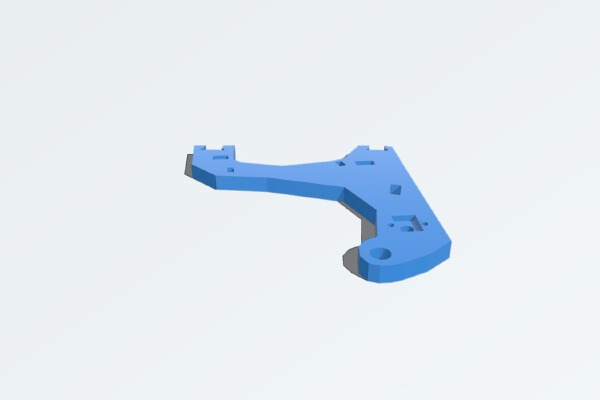 InMoov LowArmSideV1 for Square Potentiometer | 3d print model