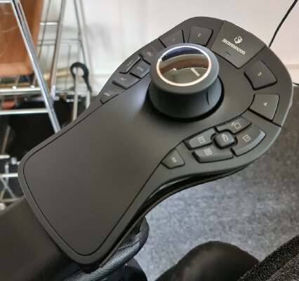 Space Mouse Pro PC Chair Mount | 3d print model