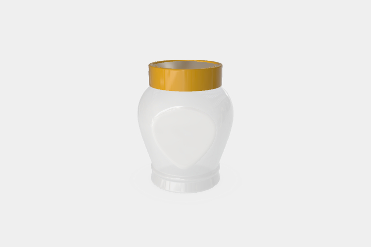 <p>The current mockup is Wide-mouth Plastic Jar with Yellow Lid, which is used for Food Storage, Snack Food Packaging, Seasoner, Container.</p>