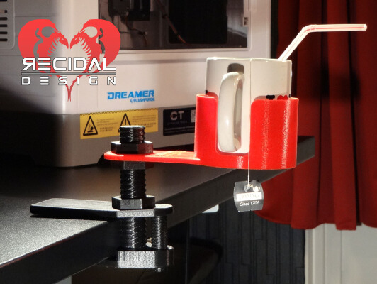 Mug Holder (An assistive device for disabled) - Recidal Design | 3d print model