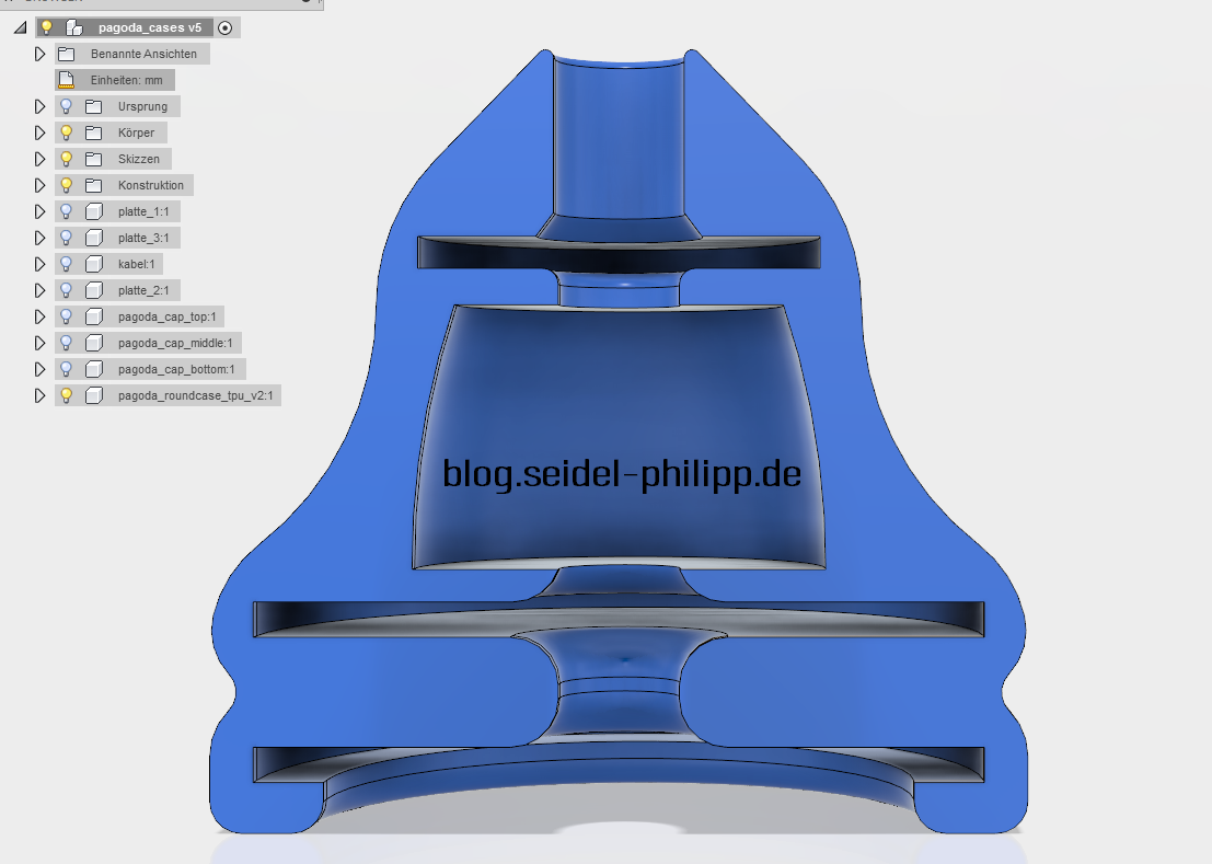 Pagoda Antenna Case for flexible filament _ TPU