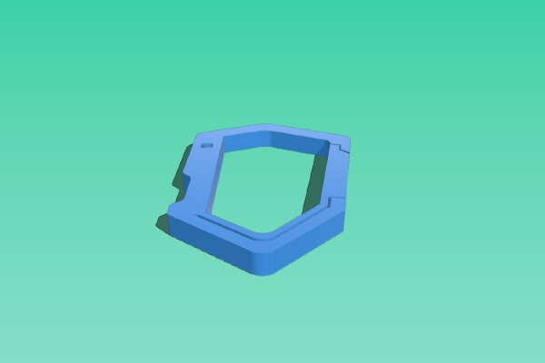 Carabiner with Survival Whistle | 3d print model