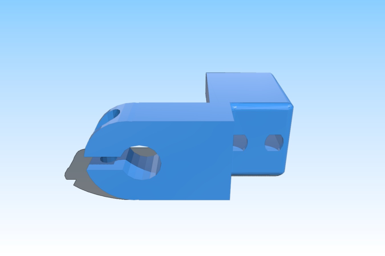 MarkABot-Endstop Cover 200X200 Wombot for 8mm Smooth Rod v1