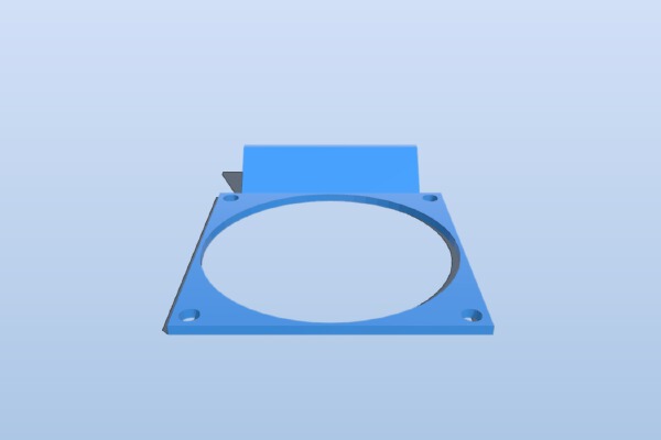 60mm Fan Duct for Standard Prusa Carriage | 3d print model