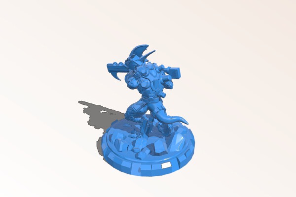 Lizard Warrior B0012493 3d model file for 3d printer | 3d print model