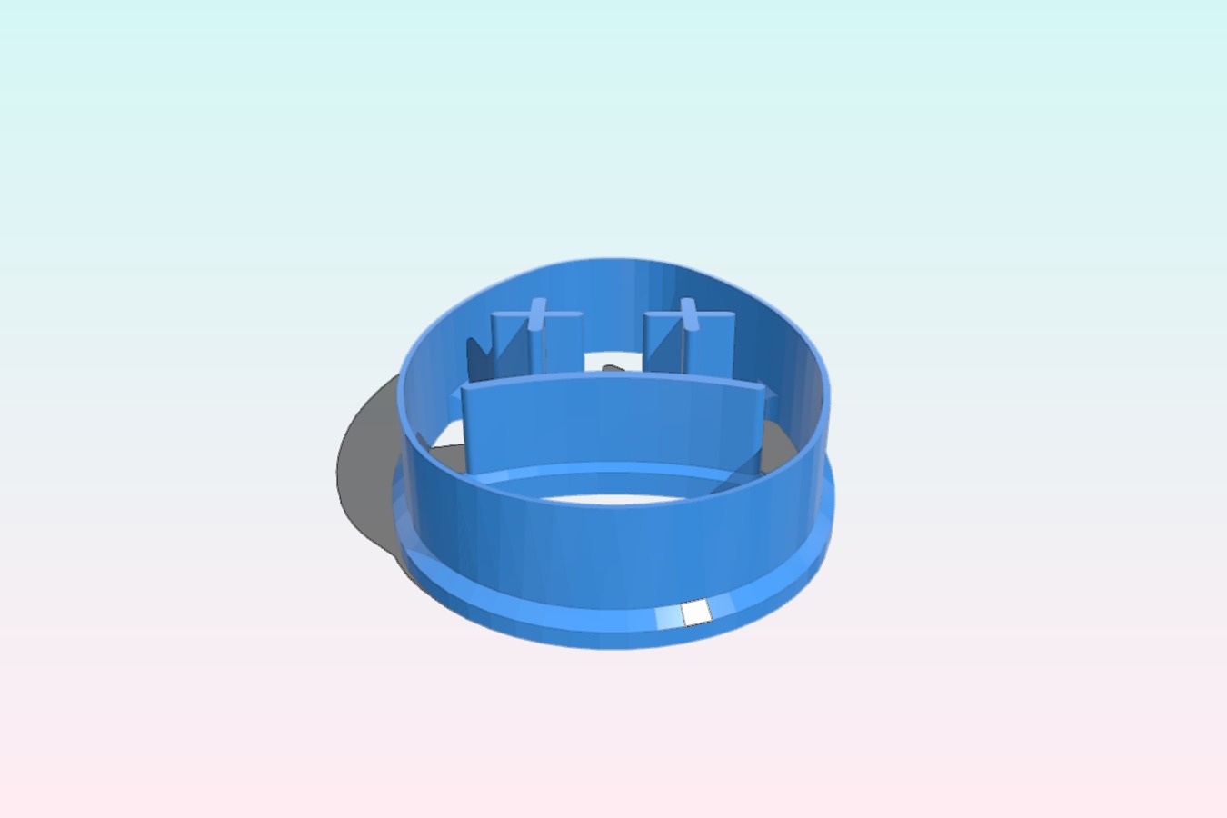 Easter sad egg cookie cutter