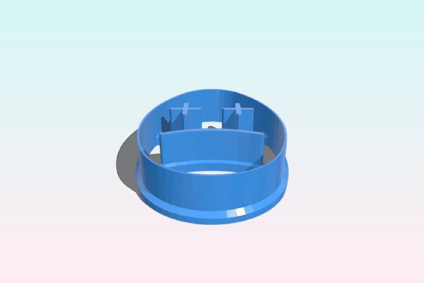 Easter sad egg cookie cutter | 3d print model