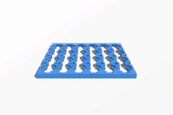 18650 holder 4 bank 6 cells remix PowerPlayground | 3d print model