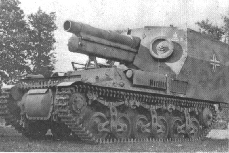 15 cm sFH 13 1 Sf auf Geschützwagen Lorraine Schlepper f 1:56