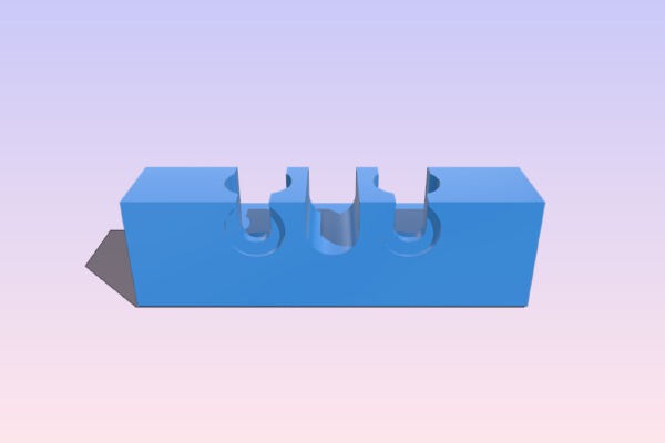 Amsterdamman's 2mm lowered nozzle mount for Ormerod | 3d print model