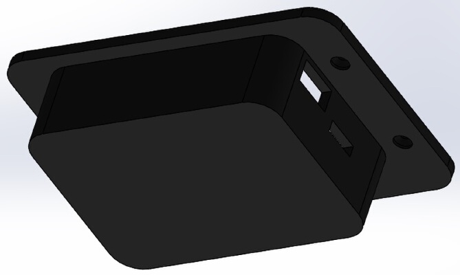 Beaglebone Black with 4D LCD Display Case | 3d print model