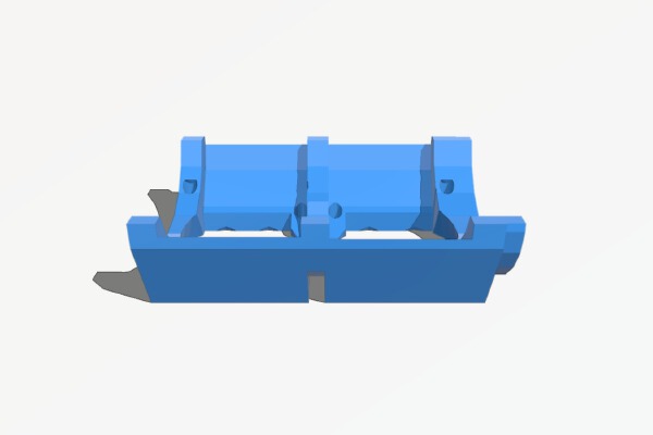 ARRMA double 30mm fan shroud for Spektrum 4074 | 3d print model