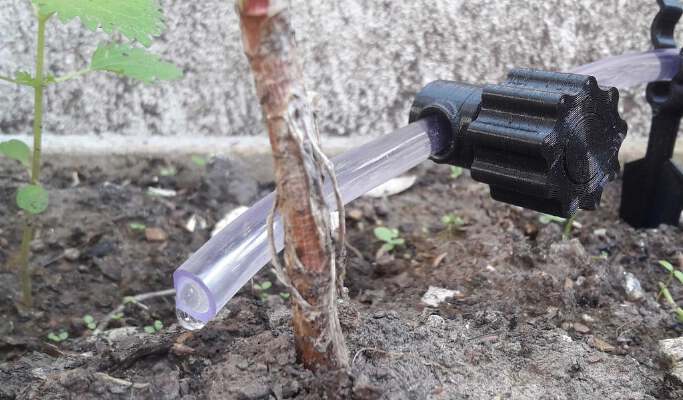 Sistema de riego por goteo - Drip irrigation system | 3d print model