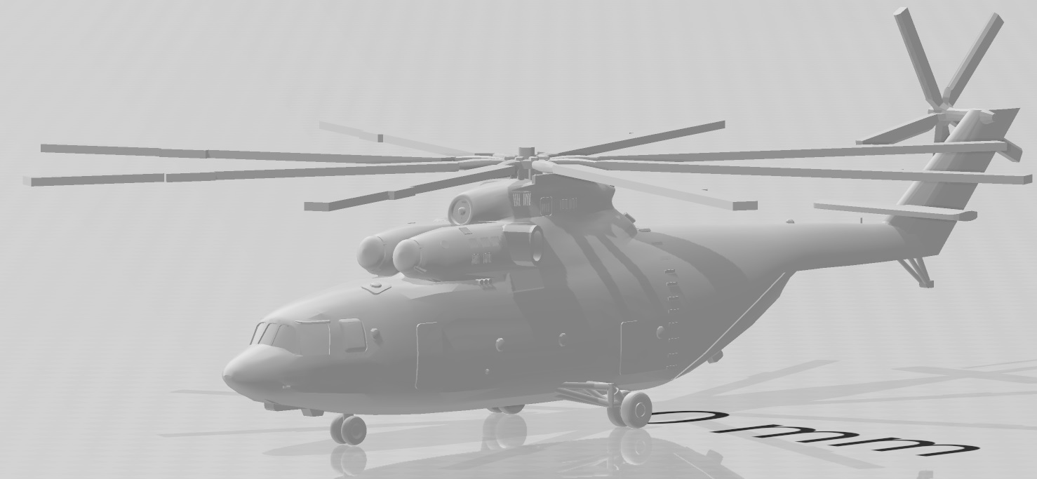 1_285 Mil Mi-26 Halo transport helicopter
