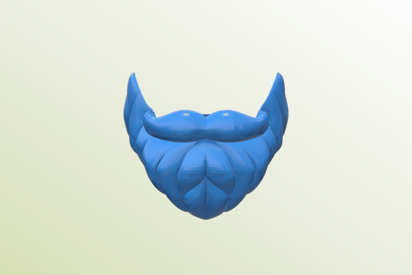 santa beard remix to fit santa claus by HowardB